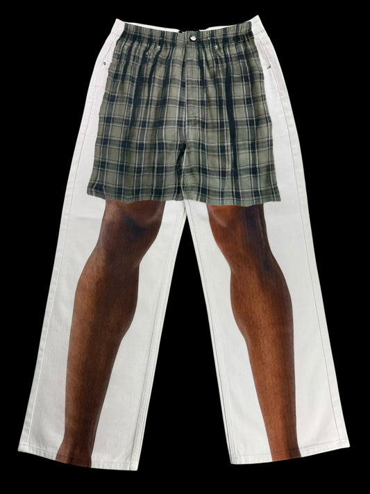 "See Thru" Denim (dark skin tone)