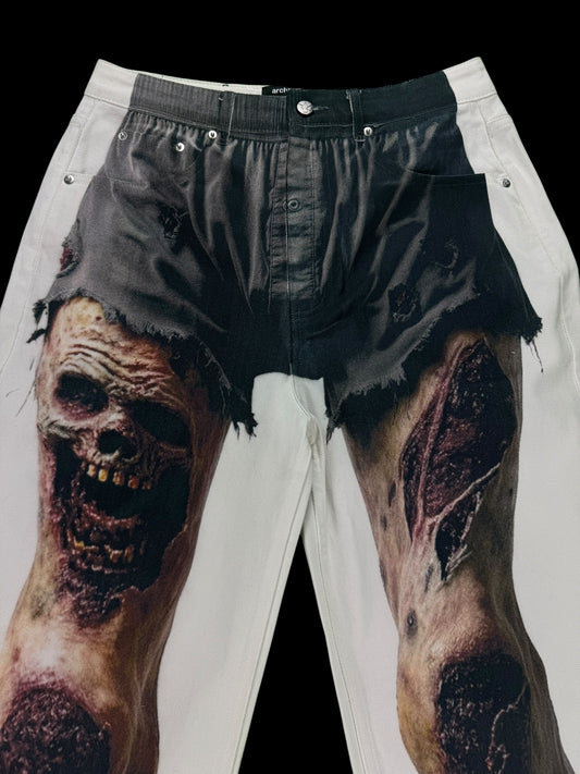 "See Thru" Denim (zombie skin)