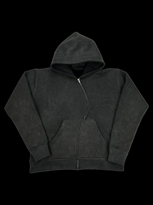 "VINTAGE Washed Curved Zip"
