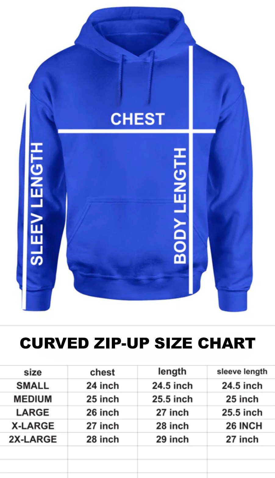 "VINTAGE Washed Curved Zip"